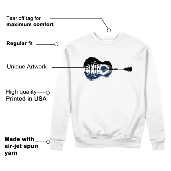 Guitar Sweatshirt for Air Zoom Spiridon Fragment Blue Void Sneaker Features