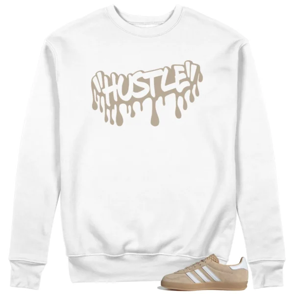 Hustle Drip Sweat Matching Adidas gazelle Indoor Magic Beige