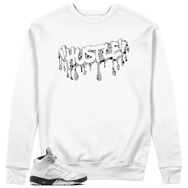 Hustle Drip Sweat Matching Air Jordan 5 Reverse Metallic