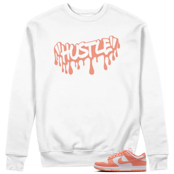 Hustle Drip Sweat Matching Nike Dunk Low Light Wild Mango