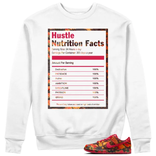 Hustle Facts: Motivational Sweatshirt for Nike SB Dunk Low The Wizard of Oz