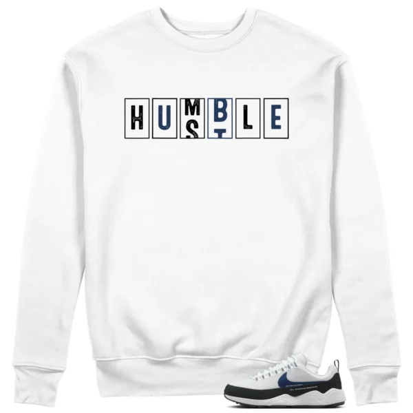 Air Zoom Spiridon Fragment Blue Void - Hustle Humble Sweatshirt