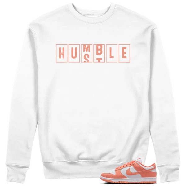 Nike Dunk Low Light Wild Mango - Hustle Humble Sweatshirt