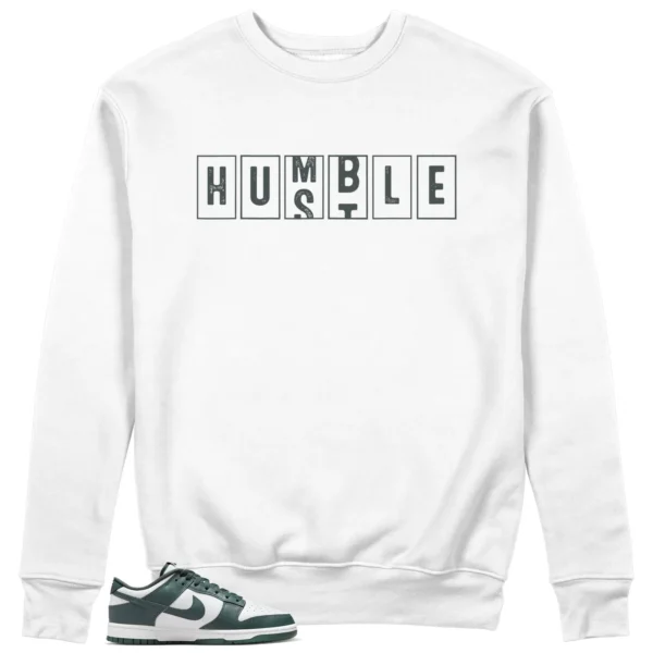 Nike Dunk Low Vintage Green - Hustle Humble Sweatshirt