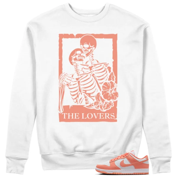 Lovers Sweat for Nike Dunk Low Light Wild Mango Sneakers