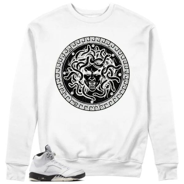 Medusa Sweatshirt for Air Jordan 5 Reverse Metallic Kicks