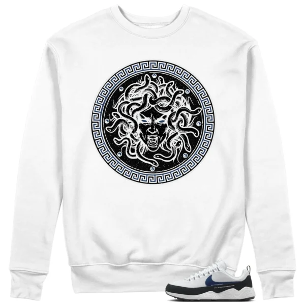 Medusa Sweatshirt for Air Zoom Spiridon Fragment Blue Void Kicks