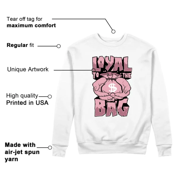 Loyal Bag Sweatshirt to Go with Nike Dunk Low Elemental Pink Features