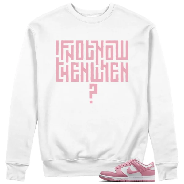 Motivational Sweatshirt For Nike Dunk Low Elemental Pink