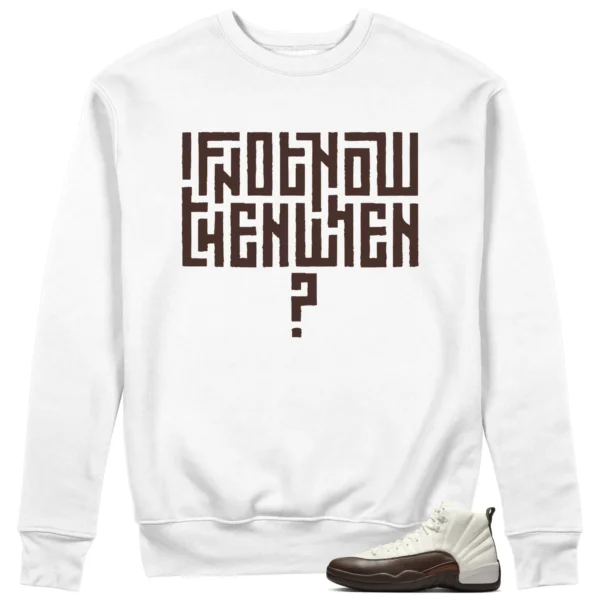 Motivational Sweatshirt For SoleFly x Air Jordan 12 Cafecito