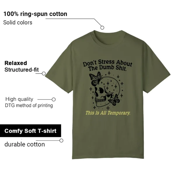 Style New Balance 1000 Dark Olivine With This Don't Stress TShirt Features