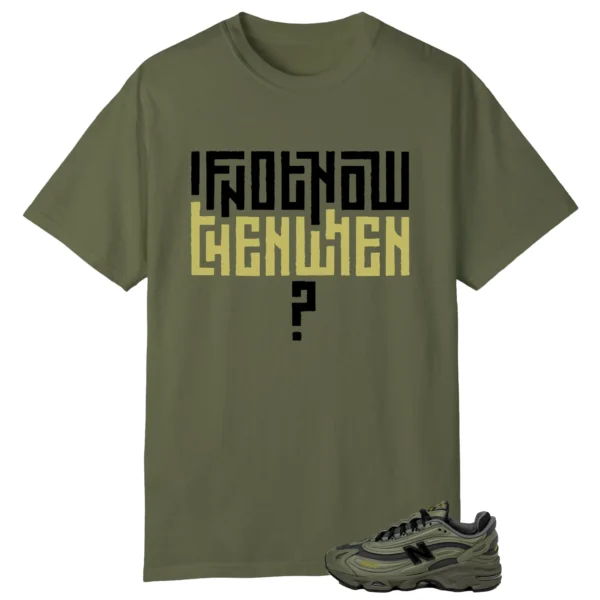 New Balance 1000 Dark Olivine Style T-shirt Motivational Graphic