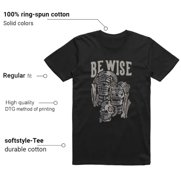 New Balance 9060 Black Castlerock Grey 'Be Wise' Matching Shirt Features