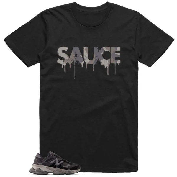 Sauce Tee to Match Your New Balance 9060 Black Castlerock Grey