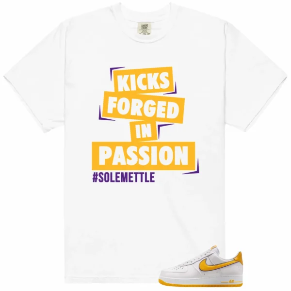 Passion Kicks Tee - Perfect Match for Nike Air Force 1 Low Kobe Bryant