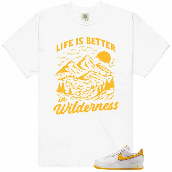 Wilderness Tee - Perfect with Nike Air Force 1 Low Kobe Bryant