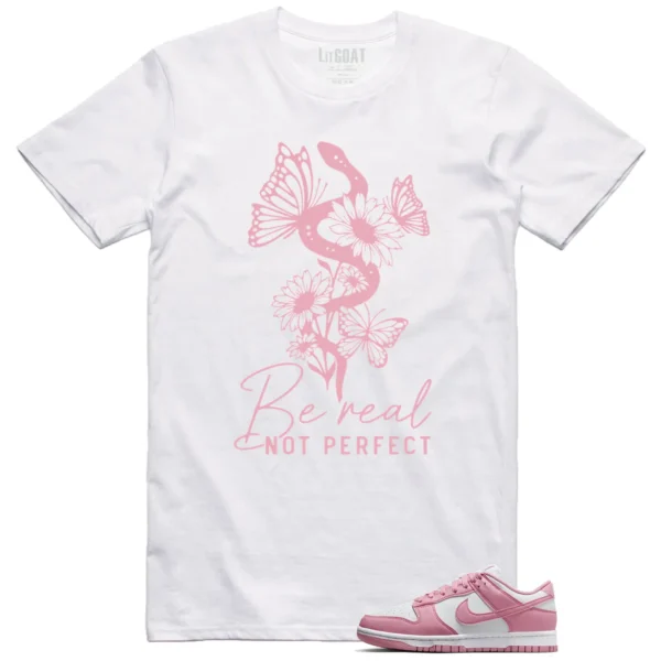 Be Real Tee to Match Nike Dunk Low Elemental Pink