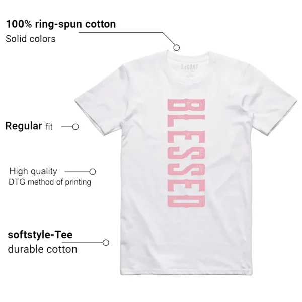 Blessed Tee | Nike Dunk Low Elemental Pink Matchshirt Features