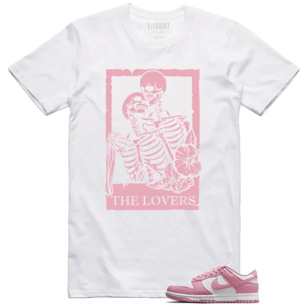 Lovers Tee for Nike Dunk Low Elemental Pink Sneakers