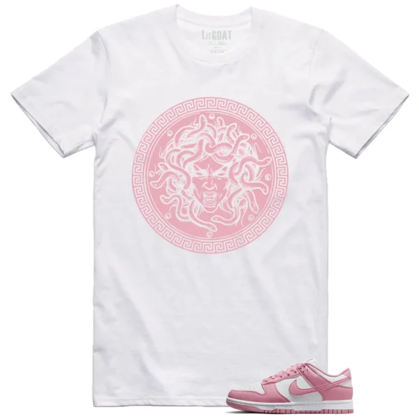 Medusa Tee for Nike Dunk Low Elemental Pink Kicks