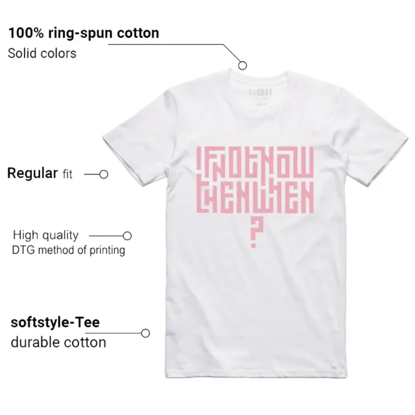 Nike Dunk Low Elemental Pink Style T-shirt Motivational Graphic Features