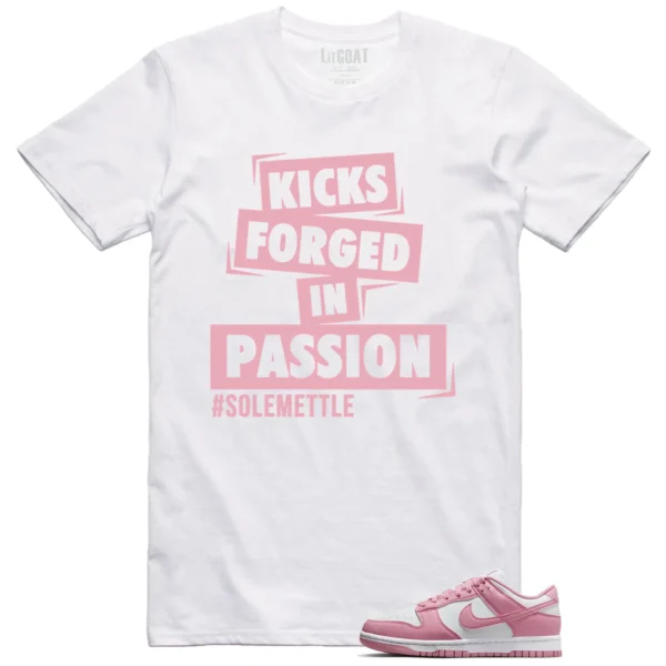 Passion Kicks Tee - Perfect Match for Nike Dunk Low Elemental Pink