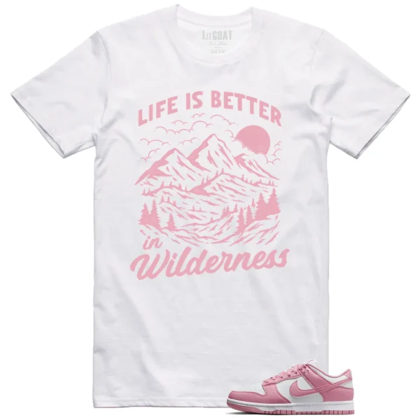 Wilderness Tee - Perfect with Nike Dunk Low Elemental Pink