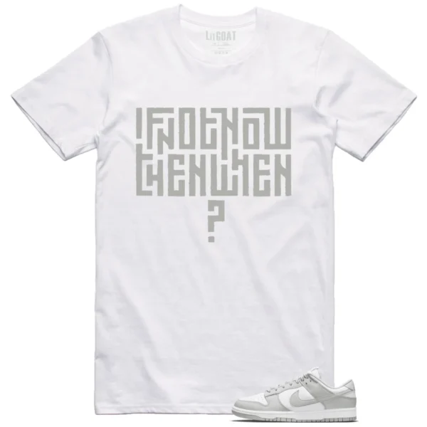 Nike Dunk Low Grey Fog Style T-shirt Motivational Graphic