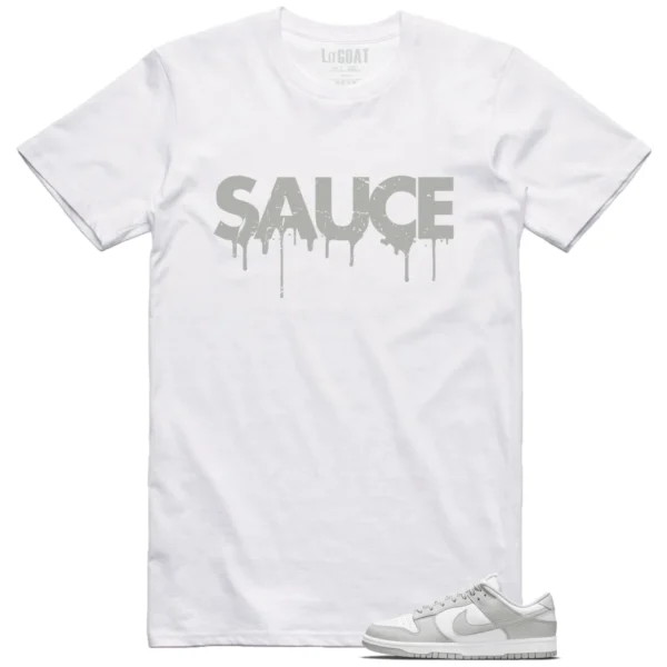 Sauce Tee to Match Your Nike Dunk Low Grey Fog