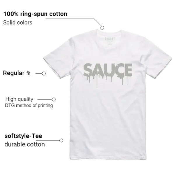 Sauce Tee to Match Your Nike Dunk Low Grey Fog Features