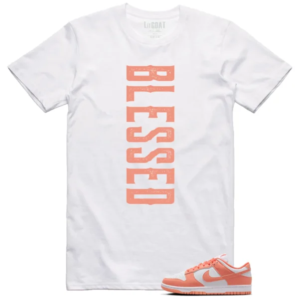 Blessed Tee | Nike Dunk Low Light Wild Mango Matchshirt