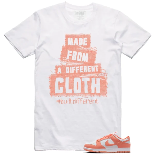 Built Different Tee for Nike Dunk Low Light Wild Mango