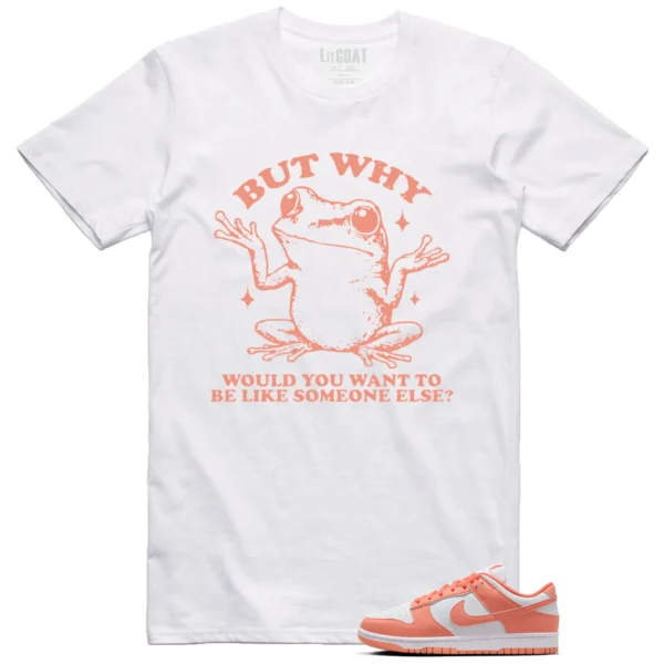 Funny But Why Shirt for Nike Dunk Low Light Wild Mango