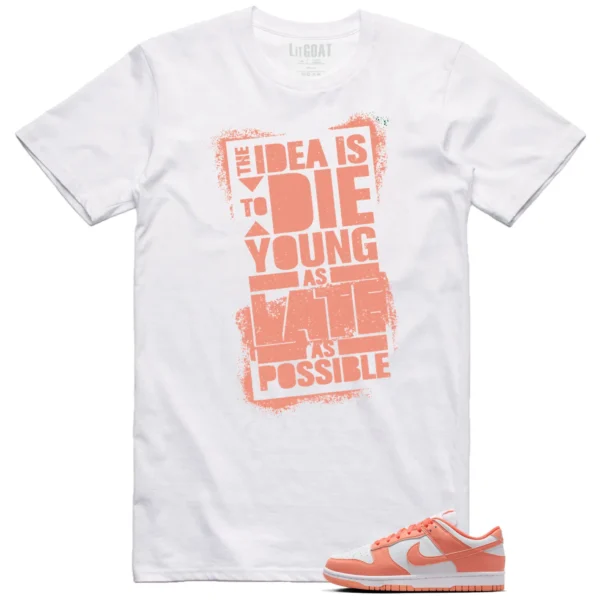 Die Young MatchShirt to Style Nike Dunk Low Light Wild Mango