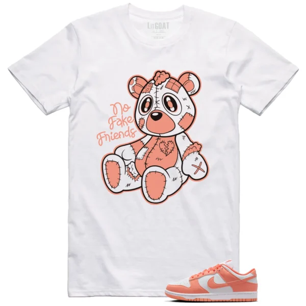 Fake Friends Tee for Nike Dunk Low Light Wild Mango Fans