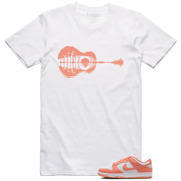 Guitar Shirt for Nike Dunk Low Light Wild Mango Sneaker