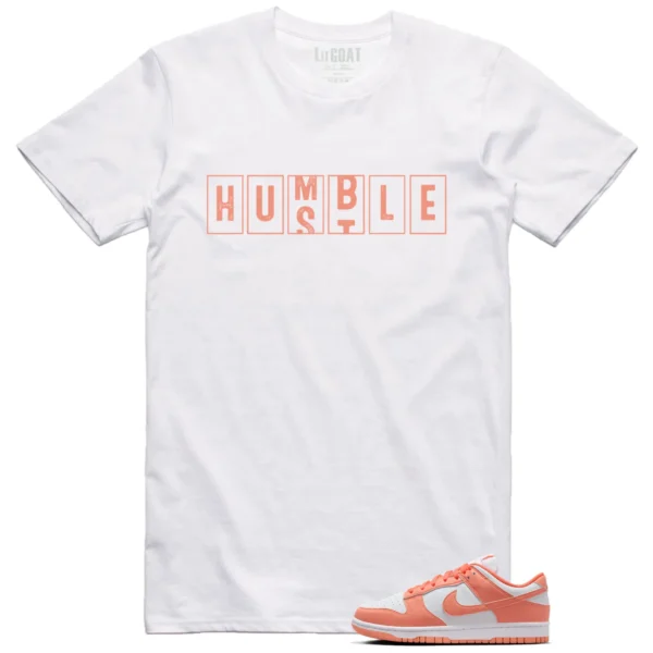 Nike Dunk Low Light Wild Mango - Hustle Humble T-Shirt