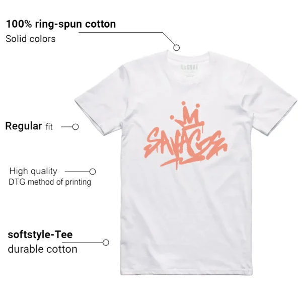 Savage Style Shirt for Nike Dunk Low Light Wild Mango Lovers Features