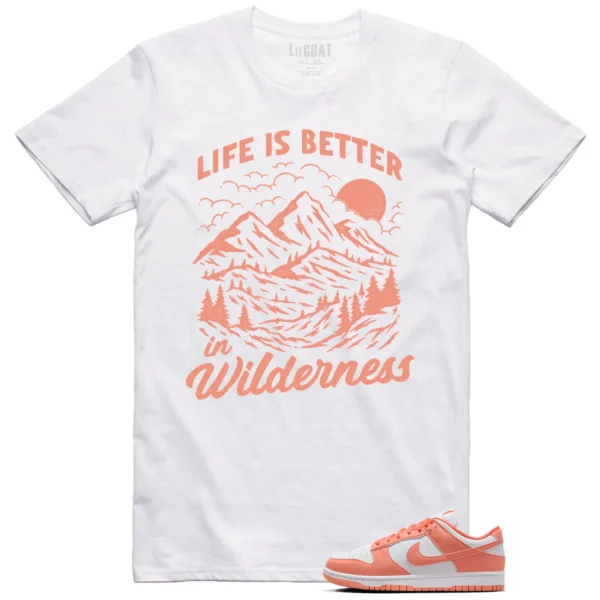 Wilderness Tee - Perfect with Nike Dunk Low Light Wild Mango