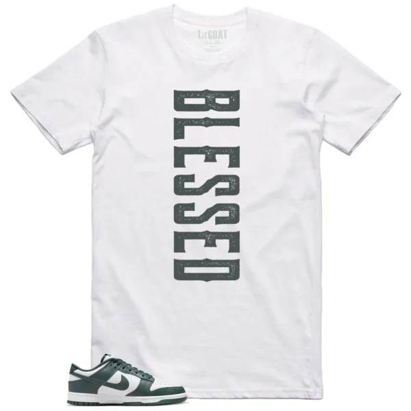 Blessed Tee | Nike Dunk Low Vintage Green Matchshirt