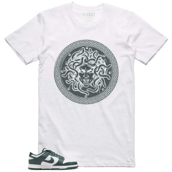 Medusa Tee for Nike Dunk Low Vintage Green Kicks