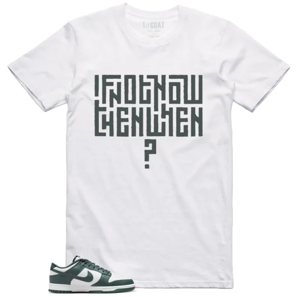 Nike Dunk Low Vintage Green Style T-shirt Motivational Graphic