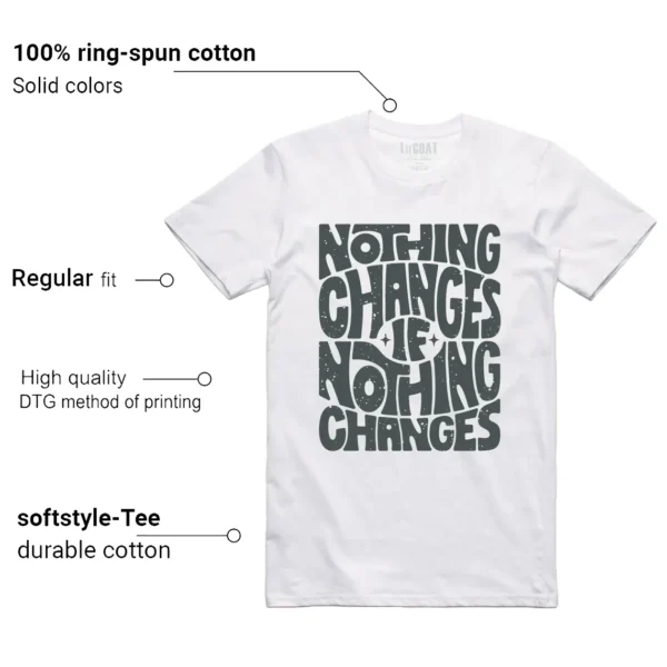 Nike Dunk Low Vintage Green Style: Nothing Changes Tee Features