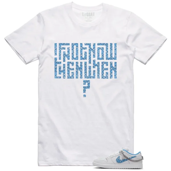 Nike SB Dunk Low Pro x Nicole Hause White University Blue Style T-shirt Motivational Graphic