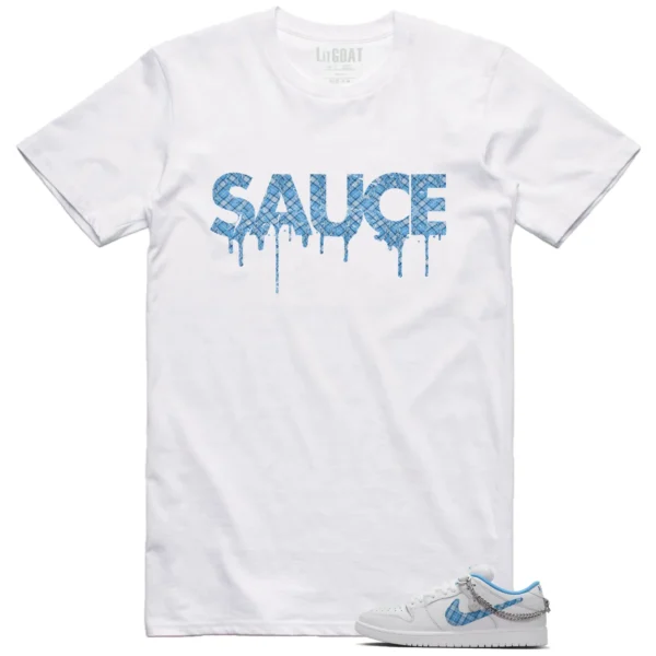 Sauce Tee to Match Your Nike SB Dunk Low Pro x Nicole Hause White University Blue