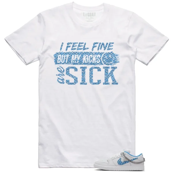 Nike SB Dunk Low Pro x Nicole Hause White University Blue Match: Sick Kicks Shirt