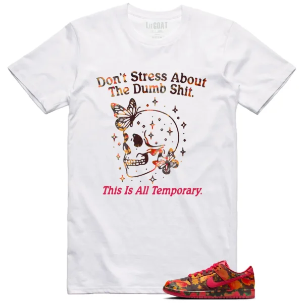 Style Nike SB Dunk Low The Wizard of Oz With This Don't Stress TShirt