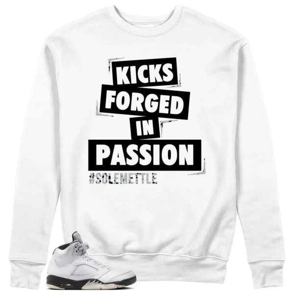 Passion Kicks Sweatshirt - Perfect Match for Air Jordan 5 Reverse Metallic