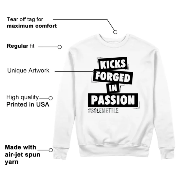 Passion Kicks Sweatshirt - Perfect Match for Air Jordan 5 Reverse Metallic Features