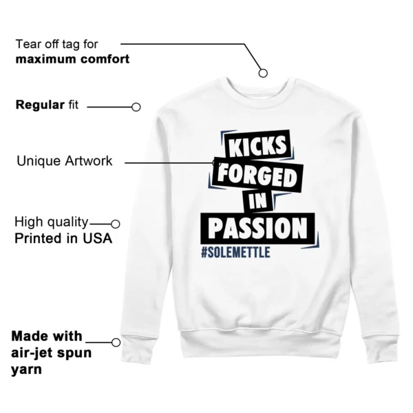 Passion Kicks Sweatshirt - Perfect Match for Air Zoom Spiridon Fragment Blue Void Features